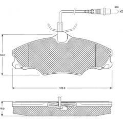 PROCODIS Remblokset voor 3700423280900 on Productcaster.