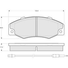 PROCODIS Remblokset voor 3700423281341 on Productcaster.