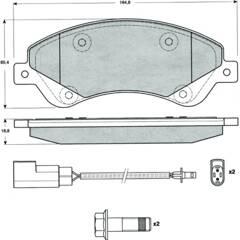 PROCODIS Remblokset voor 3700423281730 on Productcaster.