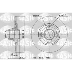 SASIC Remschijf achter 3660872375612 on Productcaster.