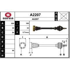 SNRA Aandrijfas 3660089036481 on Productcaster.