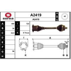 SNRA Aandrijfas 3660089038607 on Productcaster.