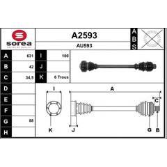 SNRA Aandrijfass 3660089040341 on Productcaster.