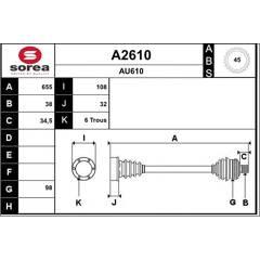 SNRA Aandrijfas 3660089040518 on Productcaster.