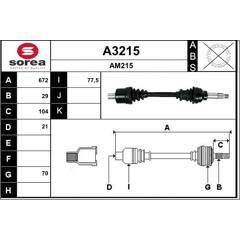 SNRA Aandrijfas 3660089046664 on Productcaster.