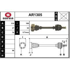 SNRA Aandrijfas 3660089031455 on Productcaster.