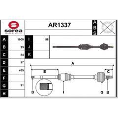 SNRA Aandrijfas 3660089031776 on Productcaster.