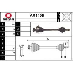 SNRA Aandrijfas 3660089033466 on Productcaster.