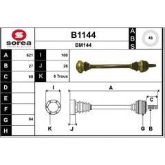 SNRA Aandrijfas 3660089047951 on Productcaster.