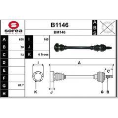 SNRA Aandrijfas 3660089047975 on Productcaster.