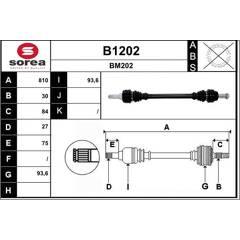 SNRA Aandrijfass 3660089048538 on Productcaster.