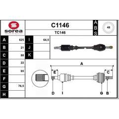 SNRA Aandrijfas 3660089000475 on Productcaster.