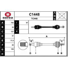 SNRA Aandrijfass 3660089003490 on Productcaster.