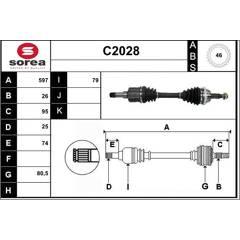 SNRA Aandrijfass 3660089106382 on Productcaster.