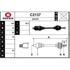 SNRA Aandrijfass 3660089064835 on Productcaster.