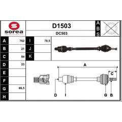 SNRA Aandrijfas 3660089105958 on Productcaster.