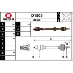 SNRA Aandrijfas 3660089105972 on Productcaster.