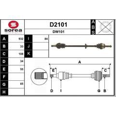 SNRA Aandrijfas 3660089106412 on Productcaster.