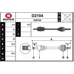 SNRA Aandrijfas 3660089106443 on Productcaster.