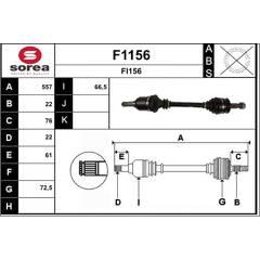 SNRA Aandrijfas 3660089055574 on Productcaster.