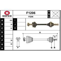 SNRA Aandrijfas 3660089056076 on Productcaster.