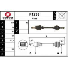 SNRA Aandrijfas 3660089056397 on Productcaster.