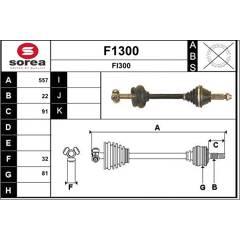 SNRA Aandrijfas 3660089057011 on Productcaster.