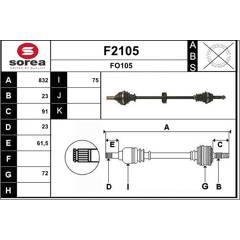 SNRA Aandrijfas 3660089065061 on Productcaster.