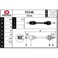 SNRA Aandrijfass 3660089065474 on Productcaster.