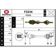 SNRA Aandrijfas 3660089066358 on Productcaster.