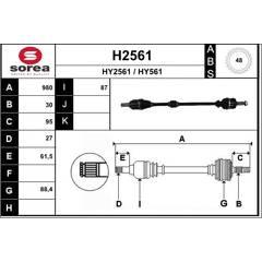 SNRA Aandrijfas 3660089084321 on Productcaster.