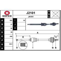 SNRA Aandrijfas 3660089085304 on Productcaster.