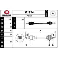 SNRA Aandrijfass 3660089085816 on Productcaster.