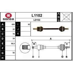 SNRA Aandrijfas 3660089085335 on Productcaster.