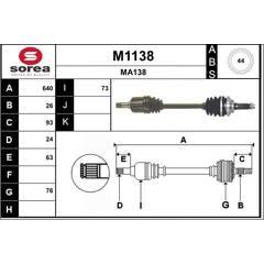 SNRA Aandrijfas 3660089091695 on Productcaster.