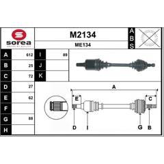 SNRA Aandrijfas 3660089097352 on Productcaster.