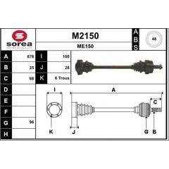 SNRA Aandrijfas 3660089097512 on Productcaster.