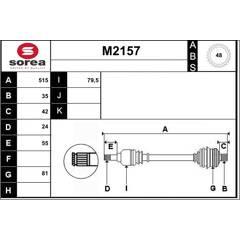 SNRA Aandrijfass 3660089097581 on Productcaster.