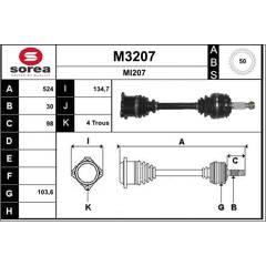 SNRA Aandrijfass 3660089103084 on Productcaster.