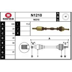 SNRA Aandrijfas 3660089051118 on Productcaster.