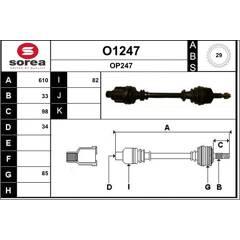 SNRA Aandrijfas 3660089108485 on Productcaster.