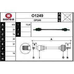 SNRA Aandrijfas 3660089108508 on Productcaster.