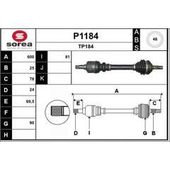 SNRA Aandrijfas 3660089010856 on Productcaster.