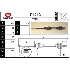 SNRA Aandrijfas 3660089011143 on Productcaster.