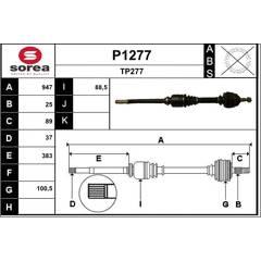 SNRA Aandrijfas 3660089011785 on Productcaster.