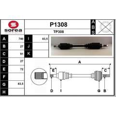 SNRA Aandrijfas 3660089012096 on Productcaster.