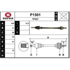 SNRA Aandrijfas 3660089014021 on Productcaster.