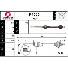 SNRA Aandrijfas 3660089014069 on Productcaster.