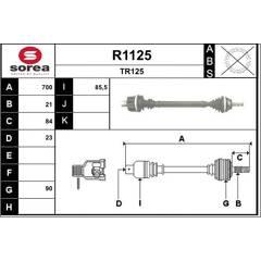 SNRA Aandrijfas 3660089020237 on Productcaster.