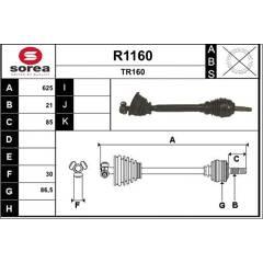 SNRA Aandrijfas 3660089020589 on Productcaster.